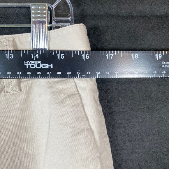 Ann Taylor Womens Pants Tan Cropped Capris Workwear Khakis Stretch 8 - Picture 7 of 12